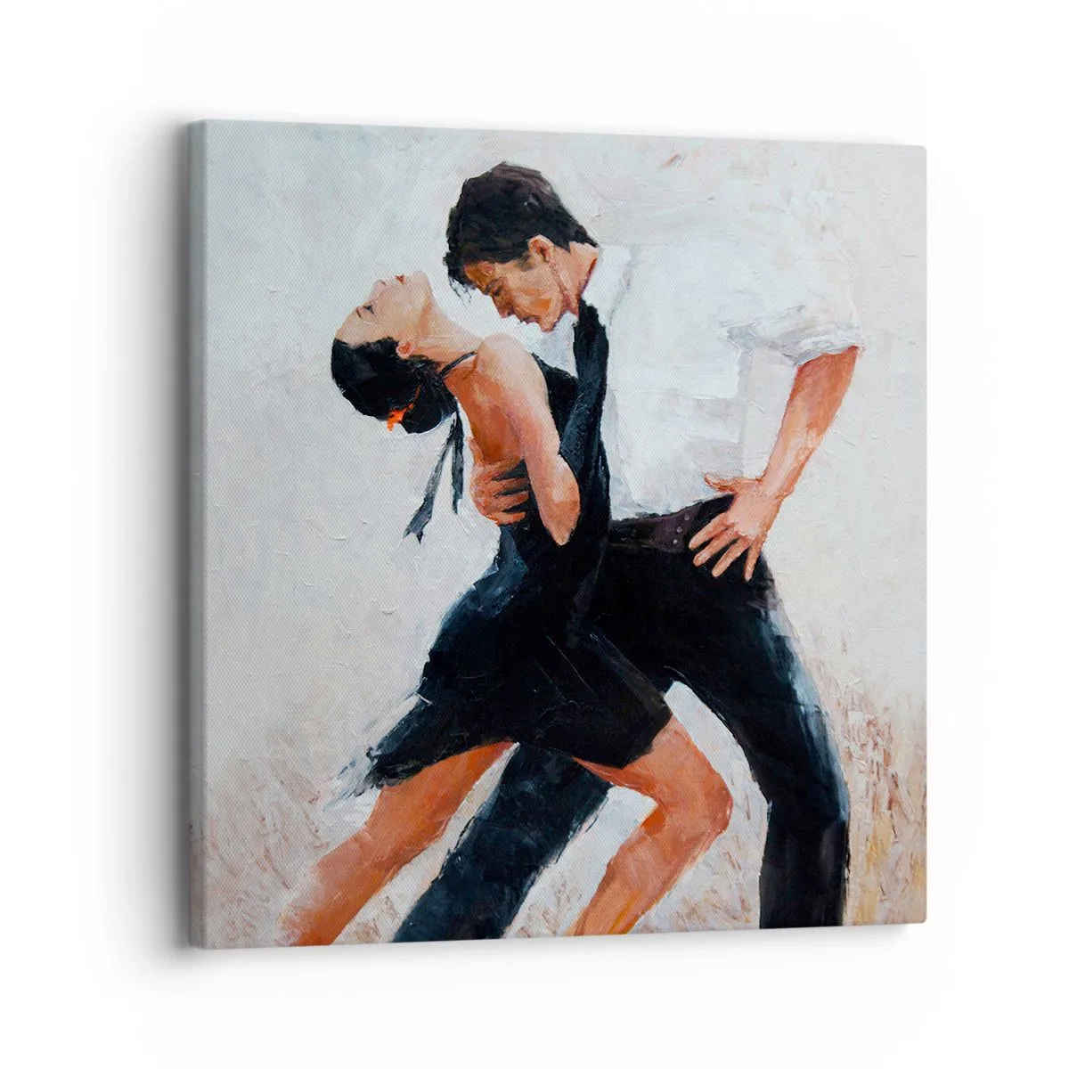 Schilderen op canvas - Tango van mijn dromen - 30x30 cm