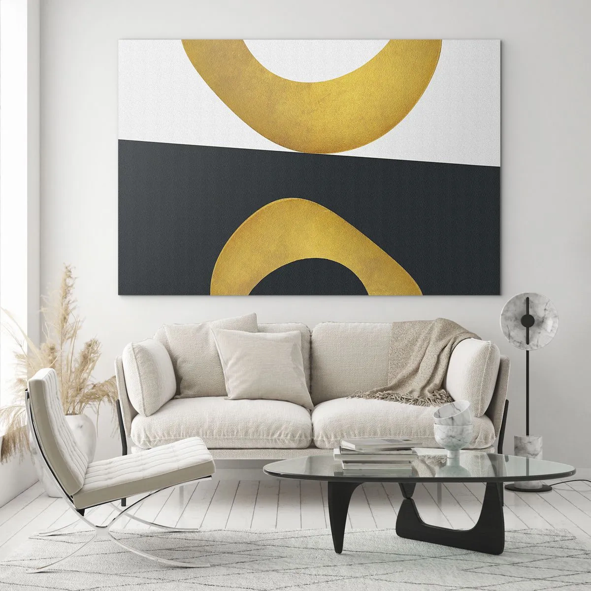 Schilderen op glas - Ten eerste: goud - 120x80 cm