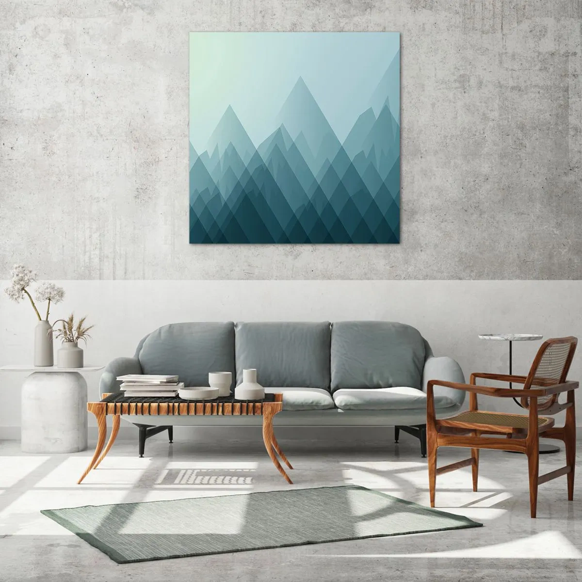 Schilderen op glas - Groot, groter, grootst - 30x30 cm