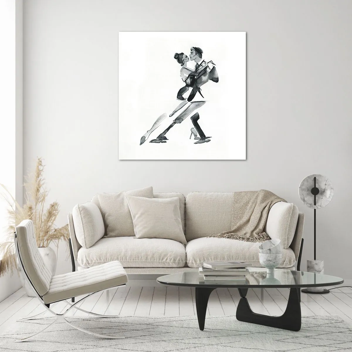 Schilderen op glas - In één slag - 60x60 cm