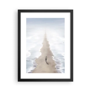 Poster in een zwarte lijst - Een gouden toekomst - 30x40 cm