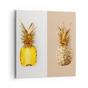 Schilderen op canvas - Ananas voor ons - 60x60 cm