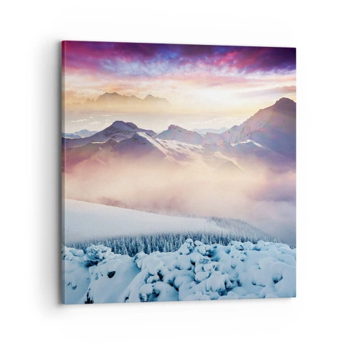 Schilderen op canvas - De kracht en puurheid van de natuur - 70x70 cm