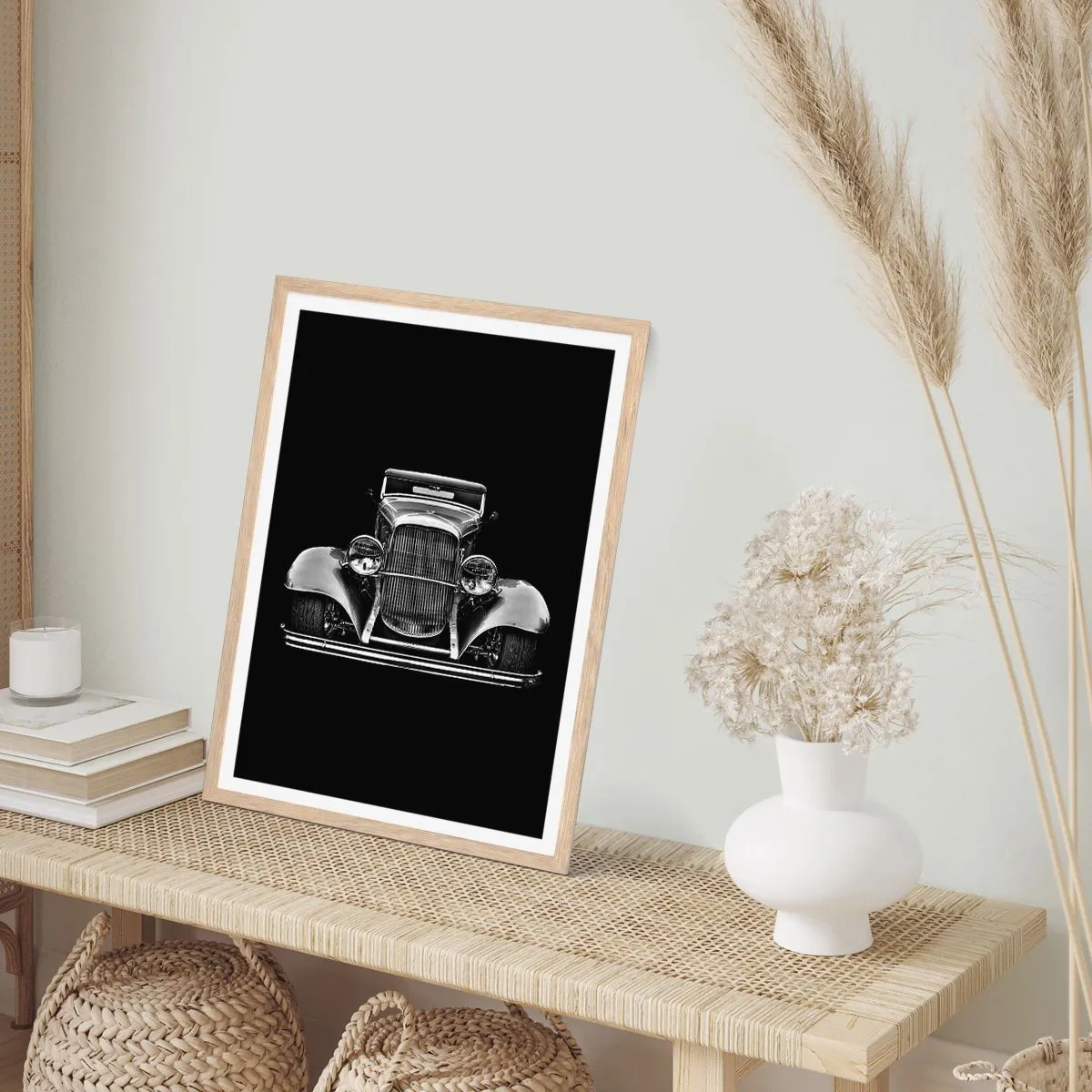 Een poster in een licht eiken lijst - Een echte gentleman - 61x91 cm