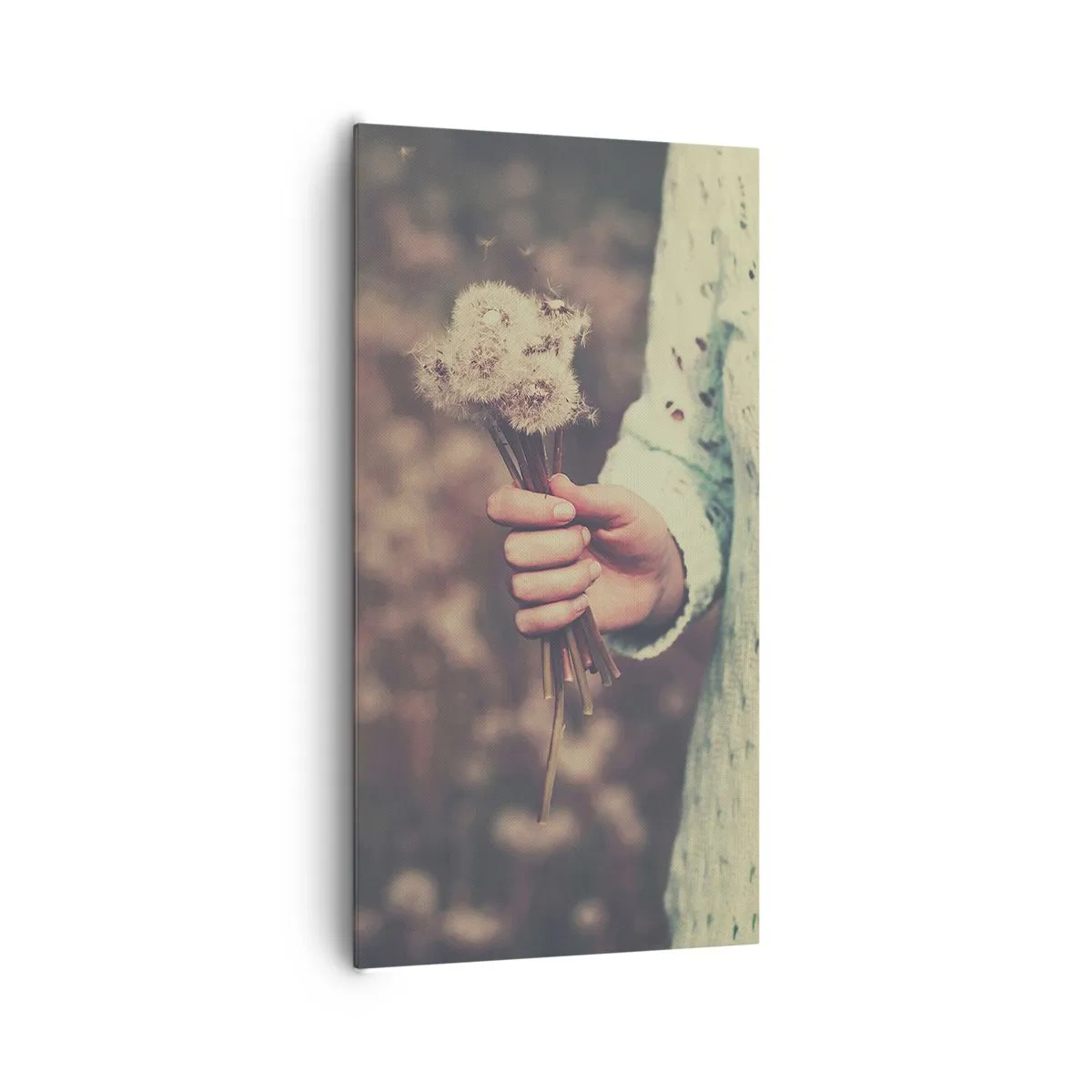 Schilderen op canvas - Bewaar ze alsjeblieft - 65x120 cm