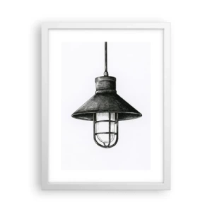 Poster in een witte lijst - Zoals jaren geleden… - 30x40 cm