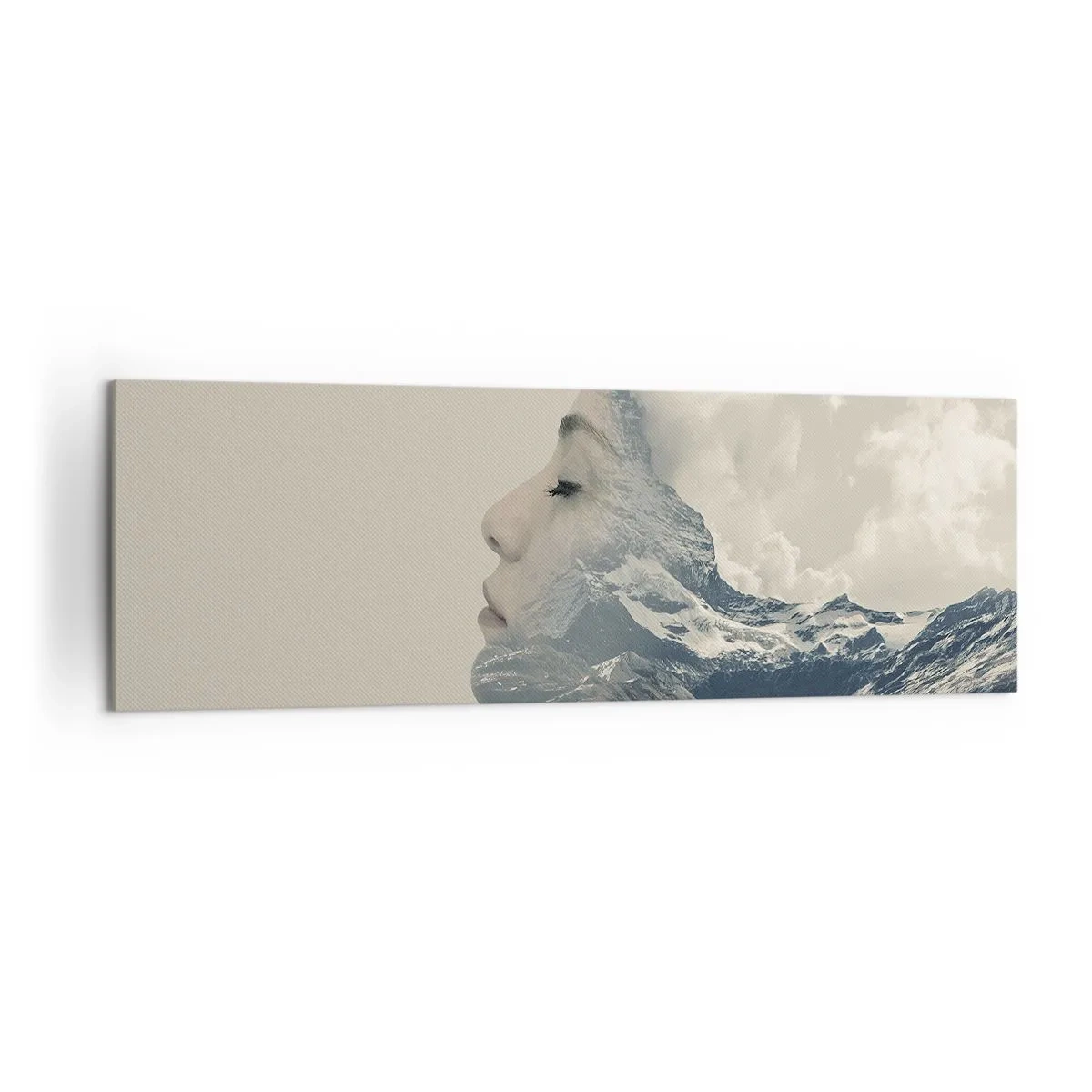 Schilderen op canvas - De schoonheid van de elementen - 160x50 cm