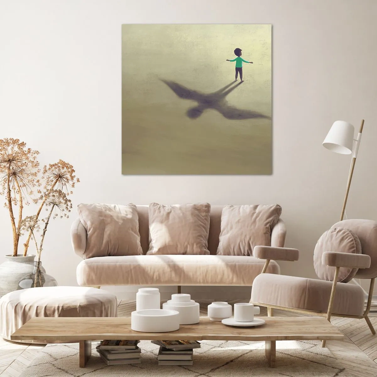 Schilderen op canvas - De held van de toekomst - 40x40 cm