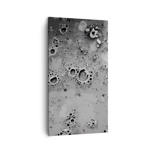 Schilderen op canvas - Als een maanlandschap - 45x80 cm