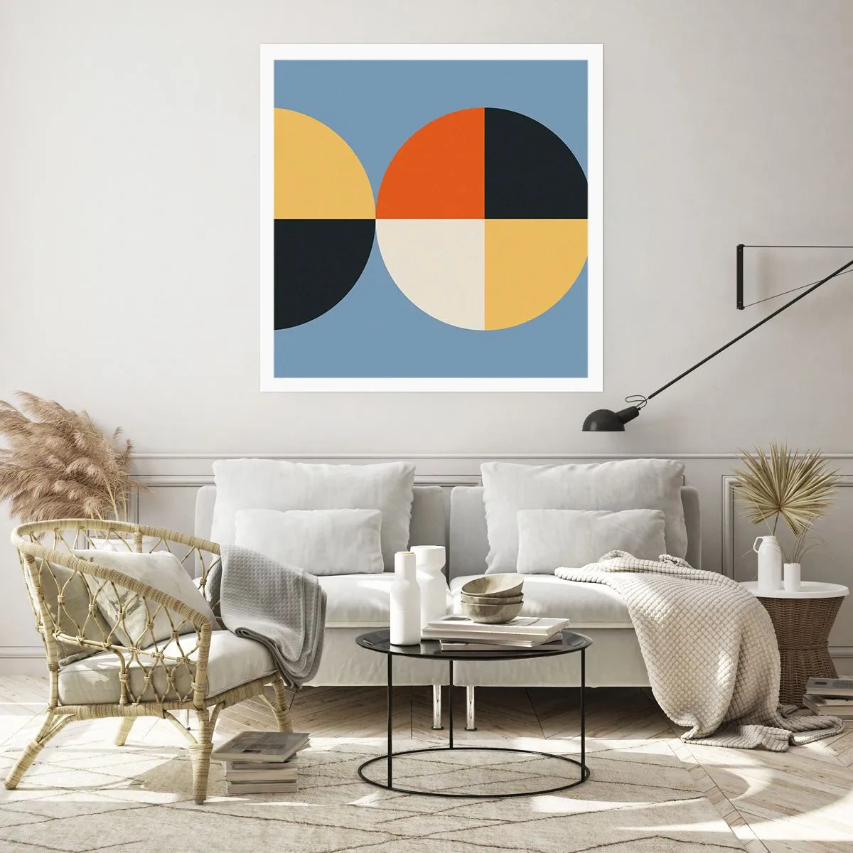 Poster - Kijk en tel - 60x60 cm