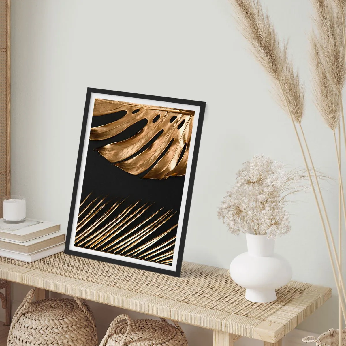 Poster in een zwarte lijst - Anders en net zo duur - 30x40 cm