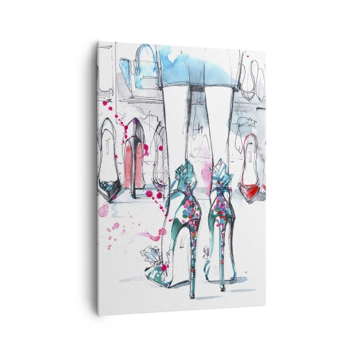 Schilderen op canvas - Sesam, doe open - 70x100 cm