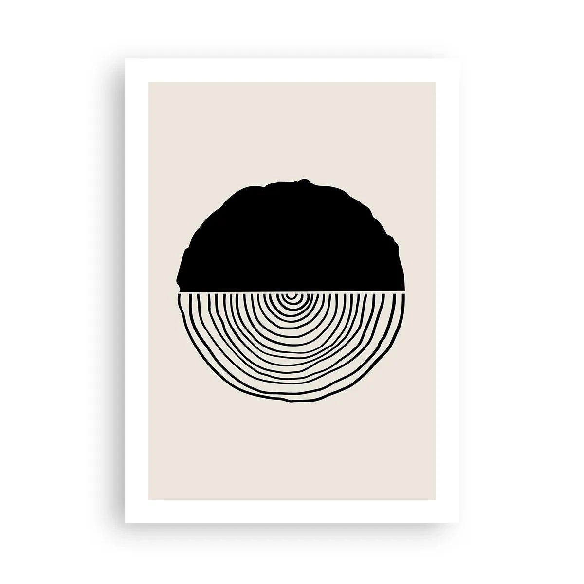 Poster - Half om half - 50x70 cm
