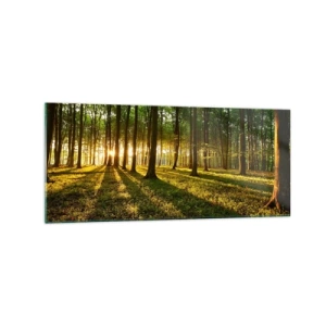 Schilderen op glas - Foto van de hele lente - 120x50 cm