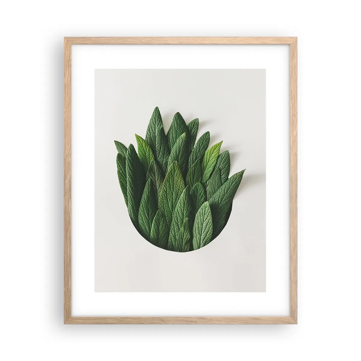 Een poster in een licht eiken lijst - Ongebreidelde nieuwsgierigheid - 40x50 cm