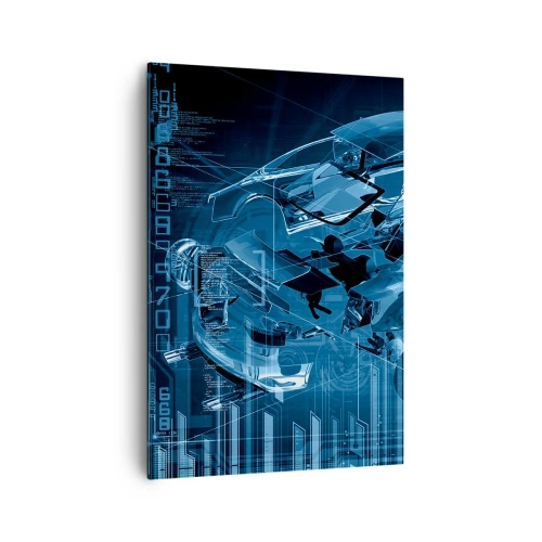 Schilderen op canvas - Technische anatomie - 70x100 cm