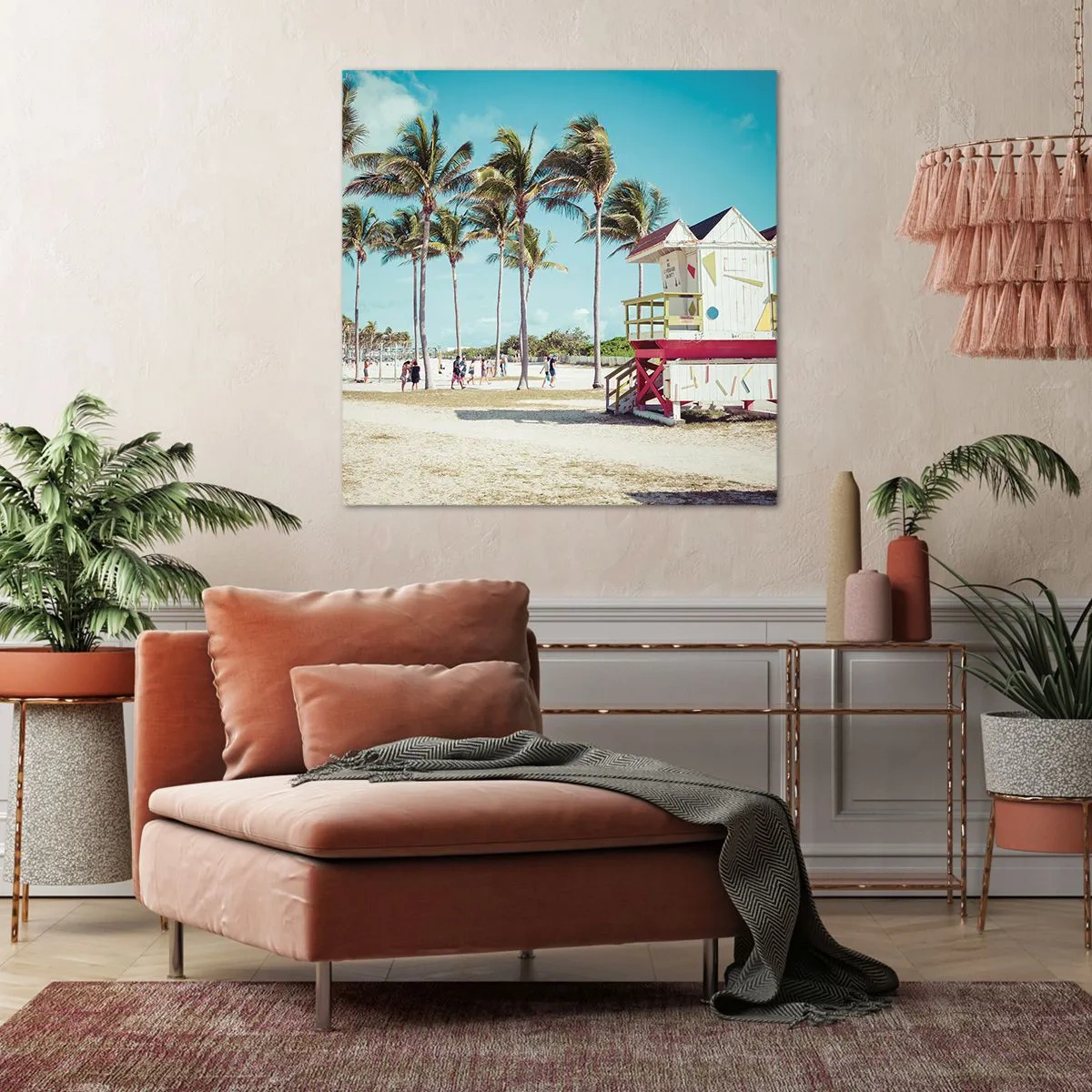 Schilderen op canvas - Je hebt een mooie dag voor de boeg - 40x40 cm