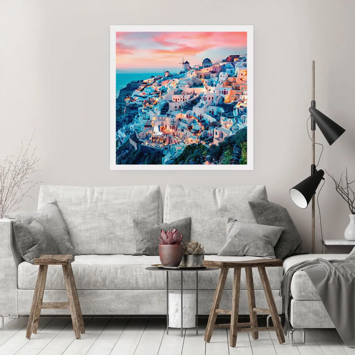 Poster - Je geweldige Griekse vakantie - 30x30 cm