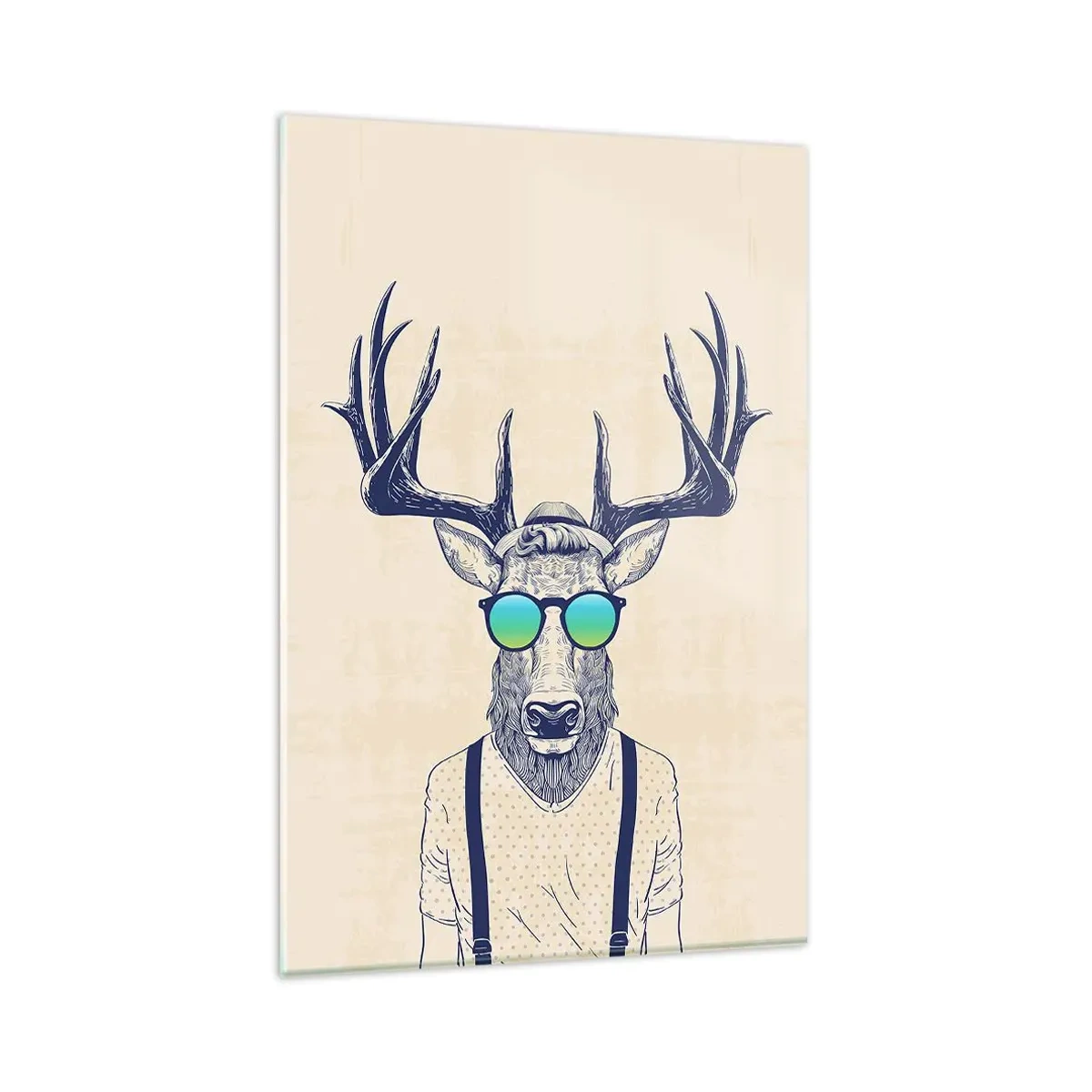 Schilderen op glas - Wie had je verwacht? - 80x120 cm