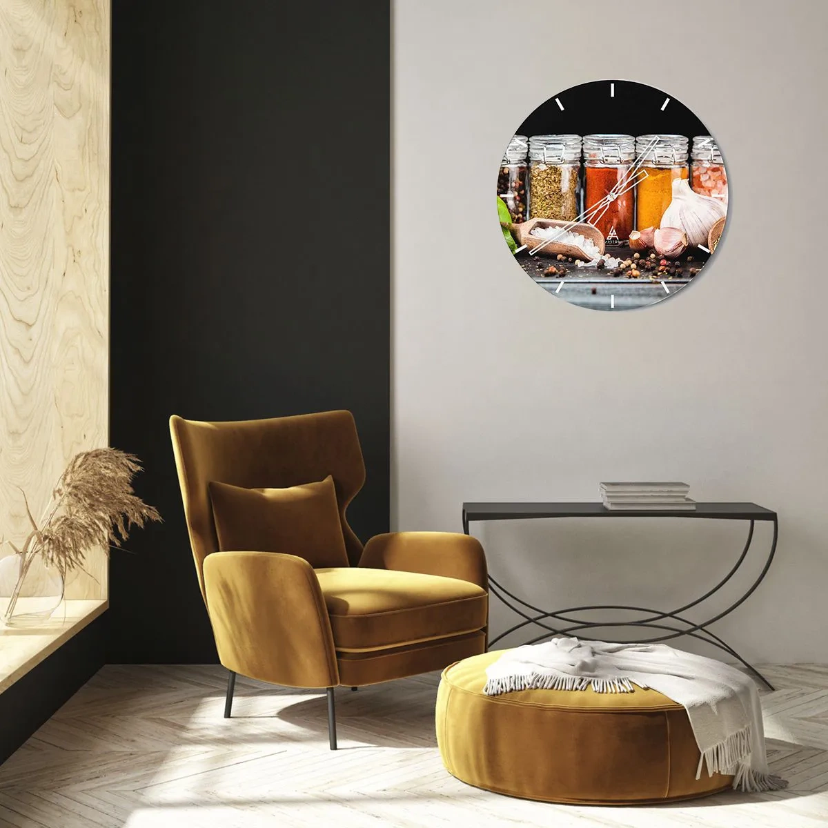 Wandklok - Klok - Zodat het leven smaak heeft - 40x40 cm
