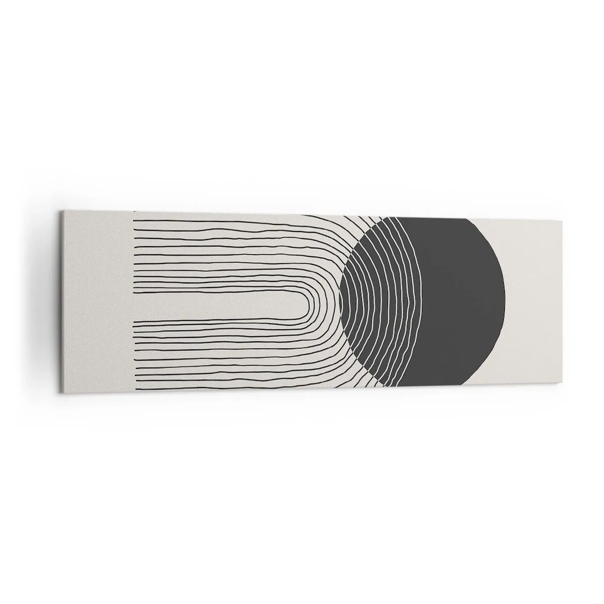 Schilderen op canvas - Bibberen en vertrouwen - 160x50 cm