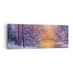 Schilderen op canvas - Laten we elkaar hier ontmoeten - 140x50 cm