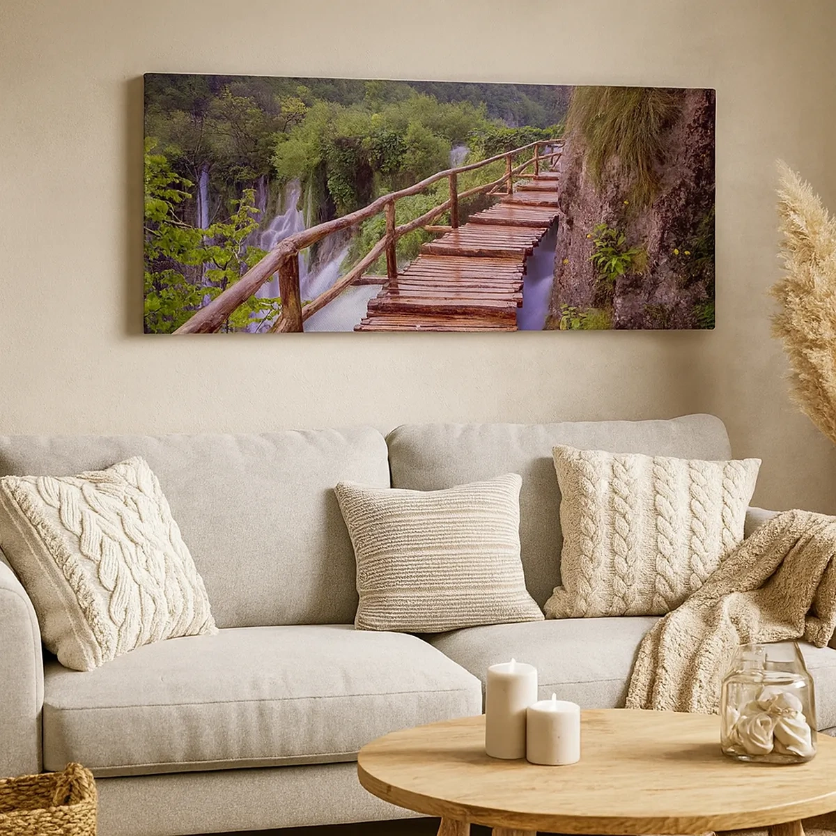 Schilderen op canvas - Ongelooflijke schoonheid - 30x30 cm