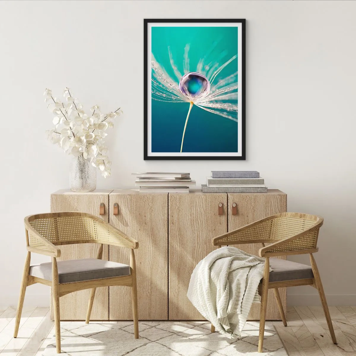 Poster in een zwarte lijst - Mystiek moment - 61x91 cm