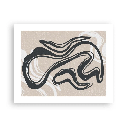 Poster - Expressie vermenigvuldigd - 50x40 cm