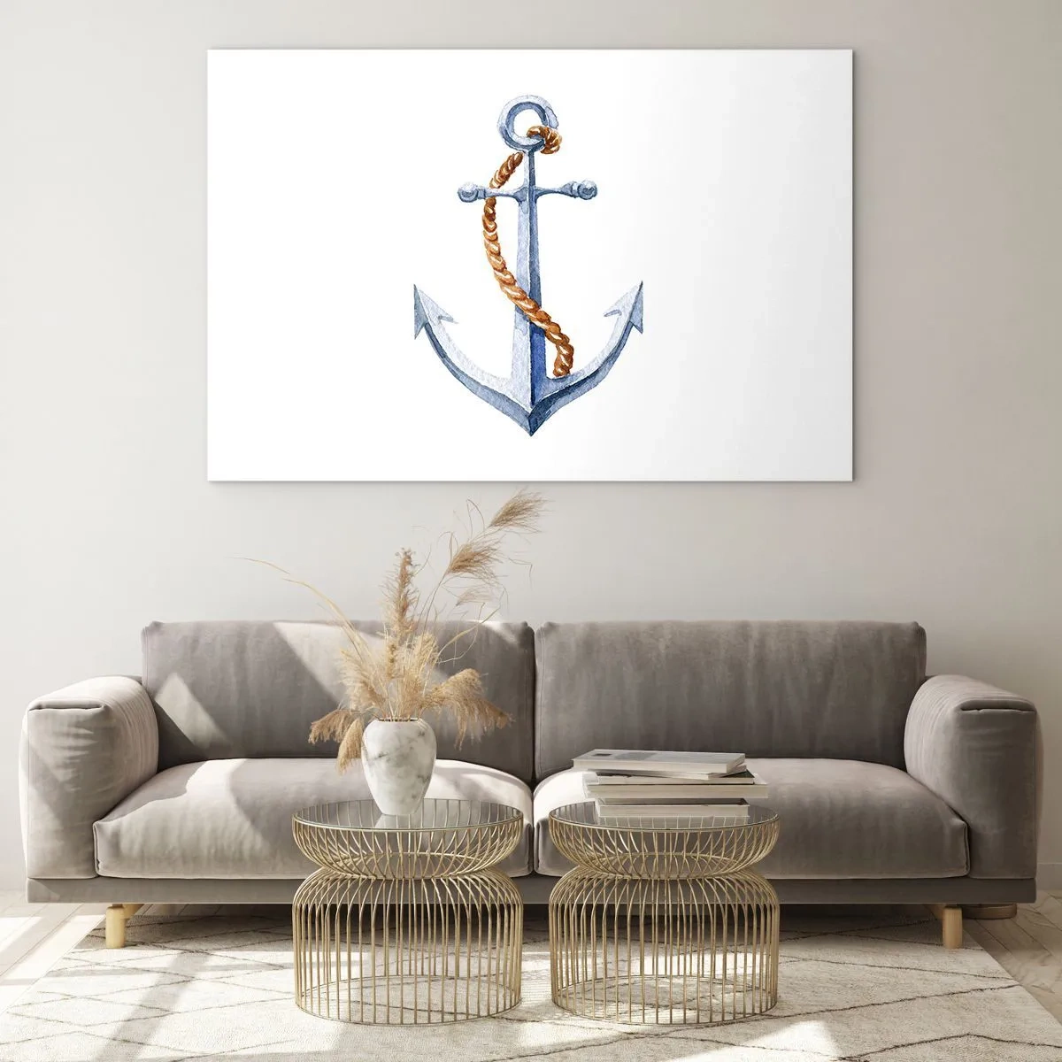 Schilderen op glas - Ahoi avontuur! - 100x70 cm