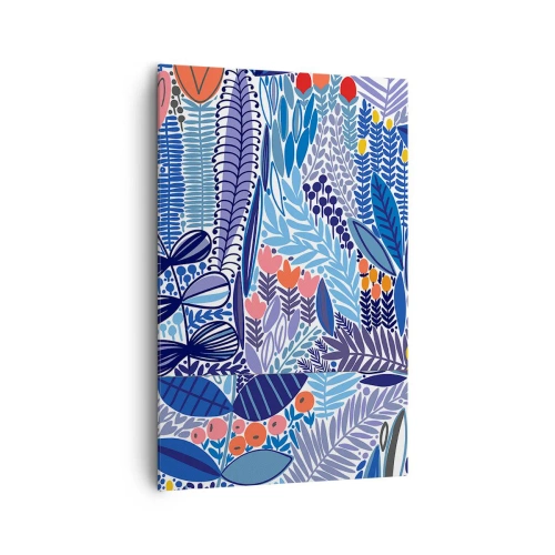 Schilderen op canvas - Hawaiiaanse tuin - 80x120 cm