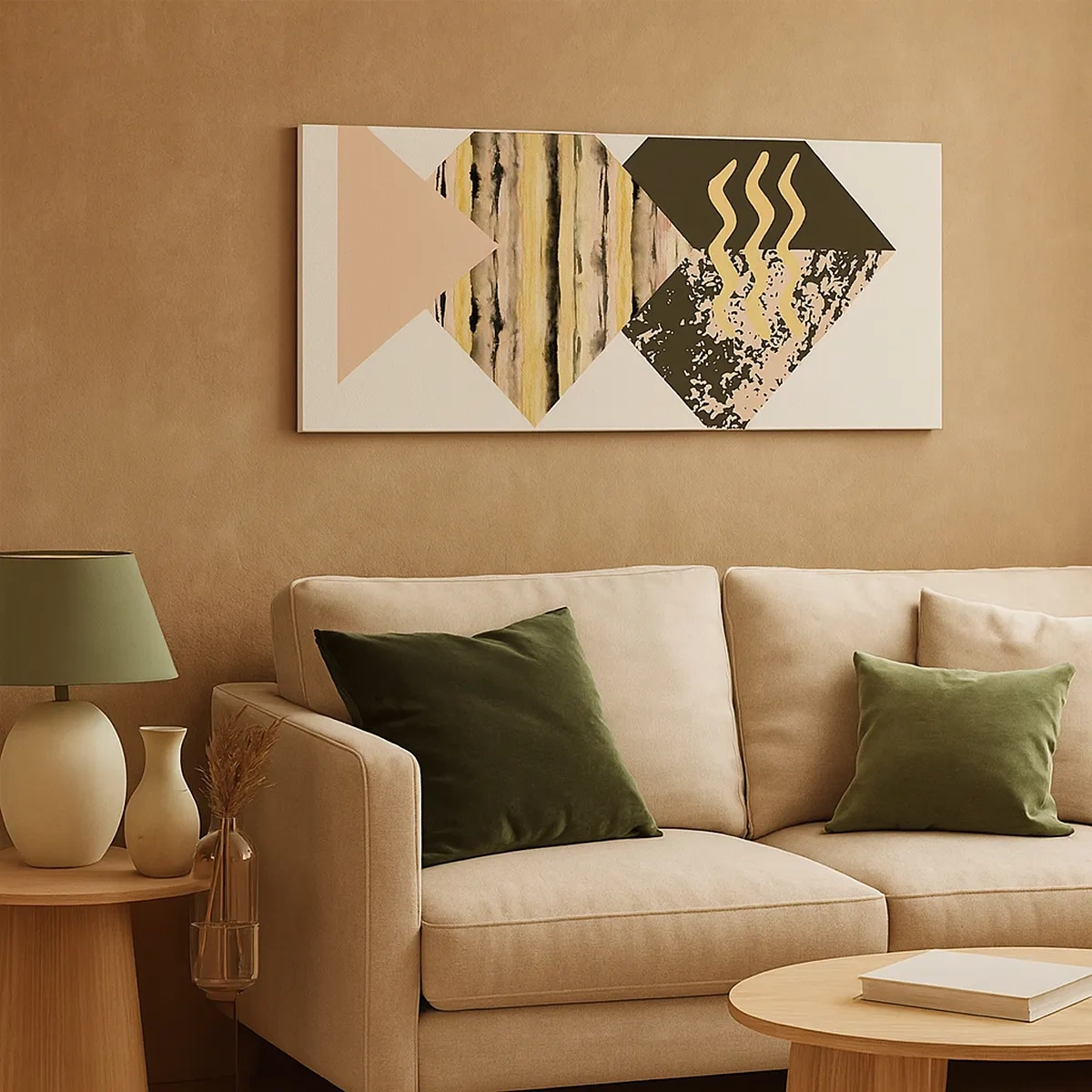 Schilderen op canvas - Er is niet zo eenvoudig - 30x30 cm