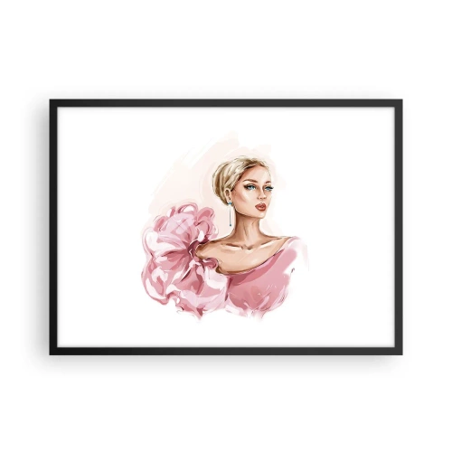 Poster in een zwarte lijst - Hoe geschilderd... - 70x50 cm