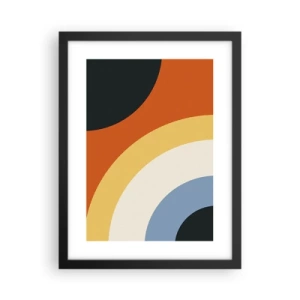 Poster in een zwarte lijst - Naar mezelf toe - 30x40 cm