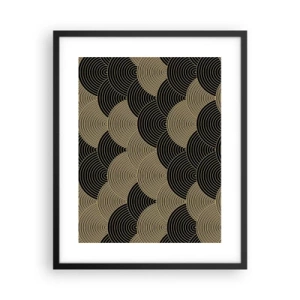 Poster in een zwarte lijst - Eenheid in veelheid - 40x50 cm