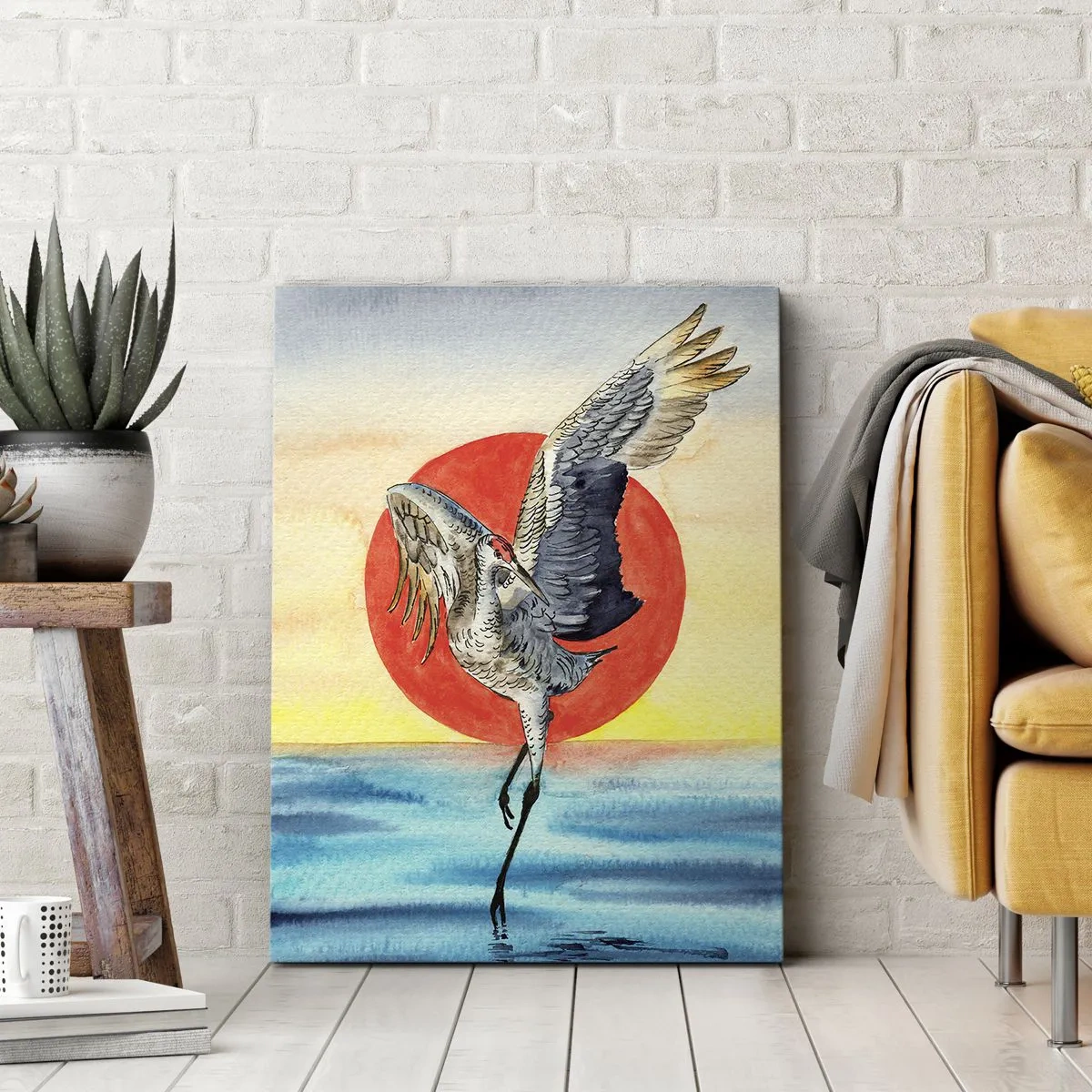 Schilderen op canvas - Het is tijd om terug te gaan - 70x100 cm