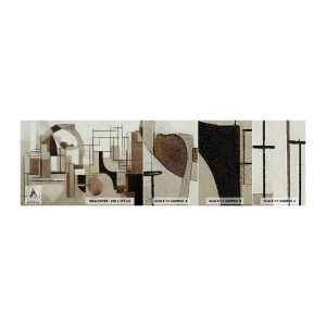 Fotobehang Monster Zelfklevend Deluxe Sticker - Stadslandschap 2.0 - Abstractie, Deel, Vormen - 100x30 cm