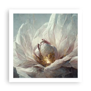 Poster - Hij bloeit eens in de honderd jaar - 60x60 cm