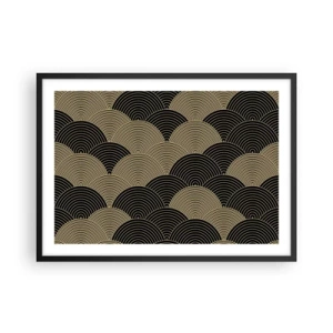 Poster in een zwarte lijst - Eenheid in veelheid - 70x50 cm