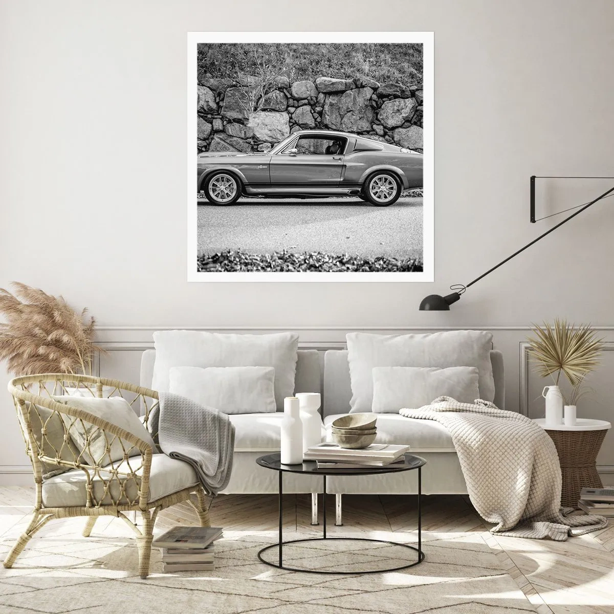 Poster - De legende van de jaren 60 - 50x50 cm