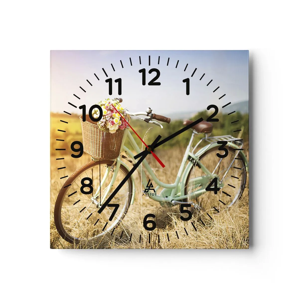 Wandklok - Klok - Ik blijf hier nog even - 40x40 cm