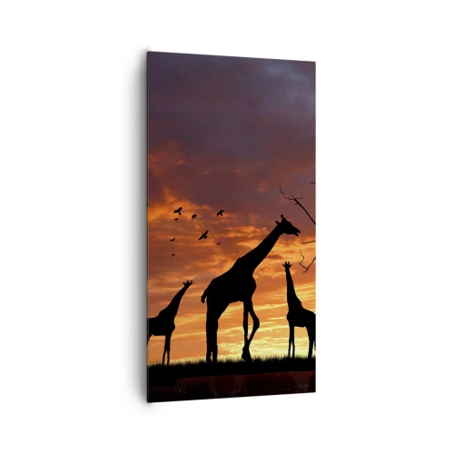 Schilderen op canvas - Een klein diner met je geliefden - 65x120 cm