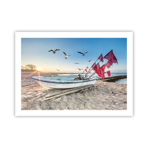 Poster - Een welverdiende rust - 70x50 cm