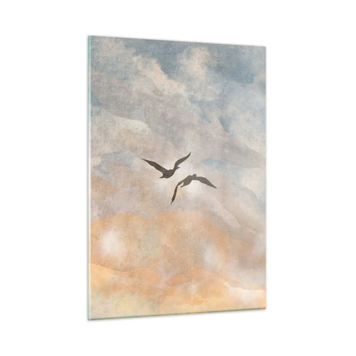 Schilderen op glas - Hemeldans - 50x70 cm