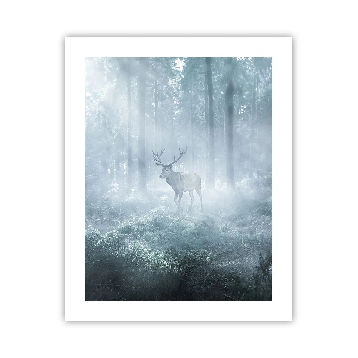 Poster - Ochtendbezoek aan het landgoed - 40x50 cm