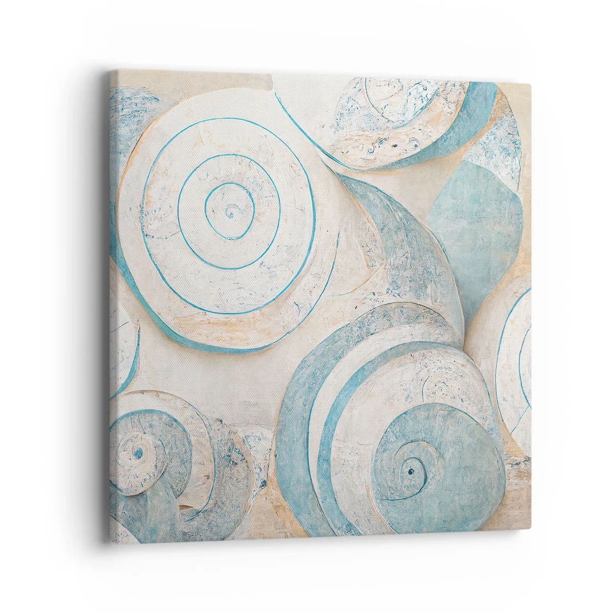 Schilderen op canvas - Wat zit er in de schelp? - 40x40 cm