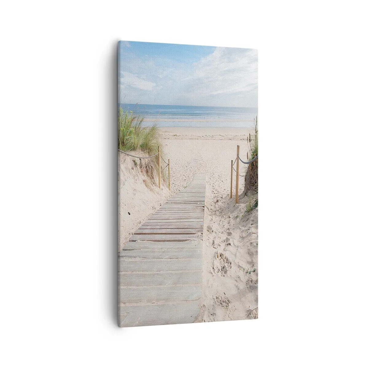 Schilderen op canvas - naar de horizon - 55x100 cm