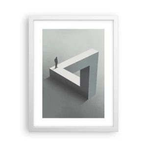 Poster in een witte lijst - Maar het is toch mogelijk - 30x40 cm