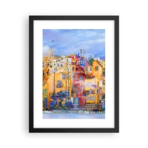 Poster in een zwarte lijst - Wij zijn samen - 30x40 cm
