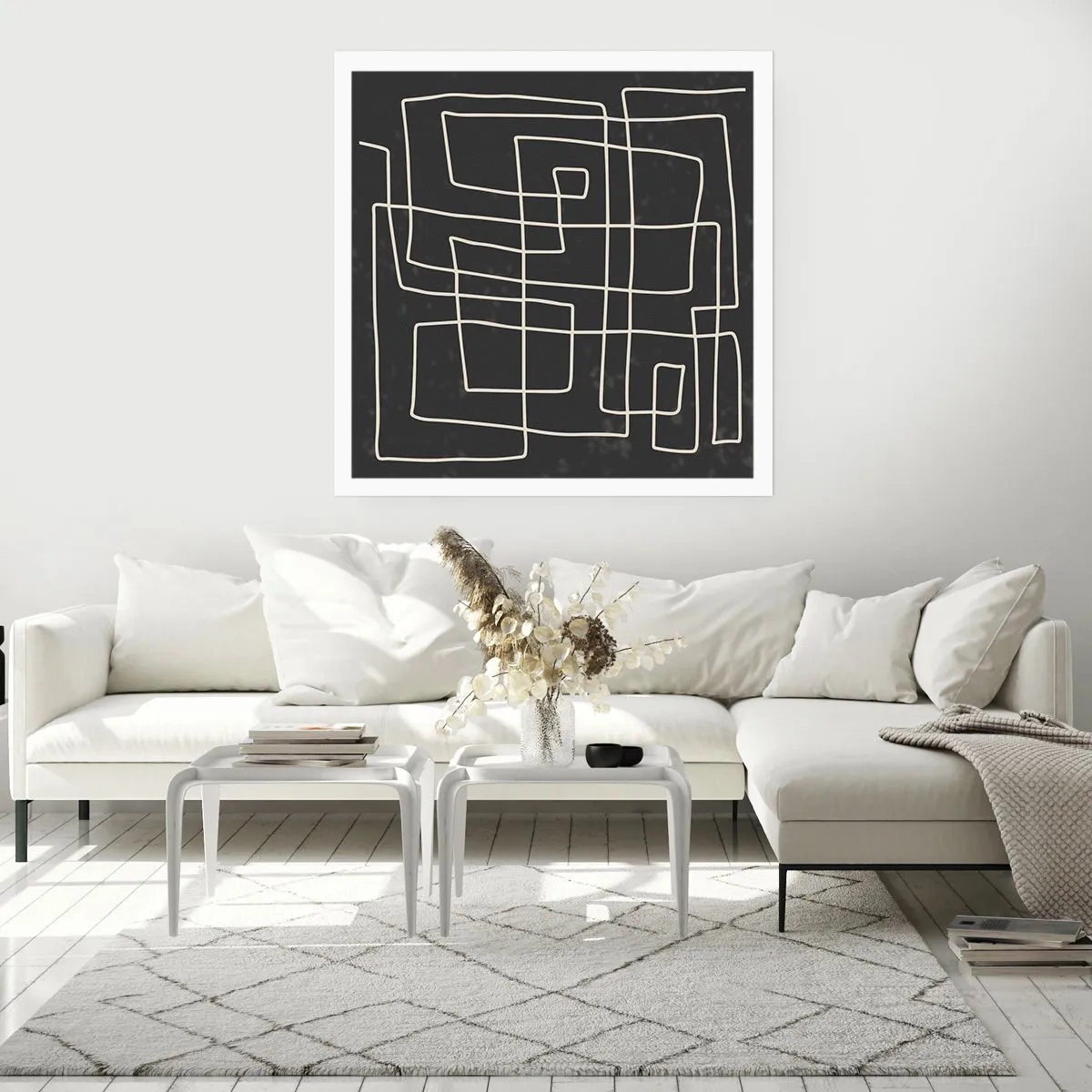 Poster - Niet zo eenvoudig - 30x30 cm